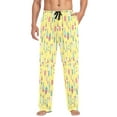 thumbnail image 1 of Summer tropical drink pattern Men's Pajama Pants Ultra Bottoms Sleepwear Bottom Pants with Pocket Drawstring, 1 of 5