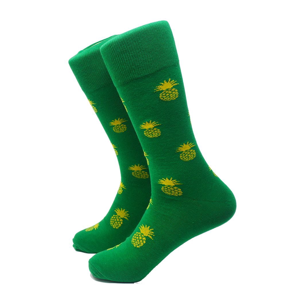 SummerTies Pineapple Mens Dress Socks - Green - Walmart.com