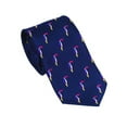 thumbnail image 1 of SummerTies Toucan Necktie - Navy, Woven Silk, Extra Long, 1 of 1