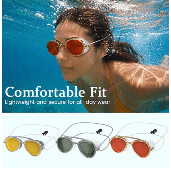 SummerVibe Reflective Swim Goggles Fashionable Reflective Lens Swimming Eyewear With Secure Comfortable Fit For Pool Parties Beach Days And Water Sports