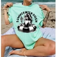 thumbnail image 1 of SummerWeen Queen T-Shirt, halloween summer shirt, Summer vibes shirt, Summer shirt, Spooky summer shirt, Summerween shirt, goth summer TH070650, 1 of 5