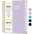 thumbnail image 1 of Summercome 2026 Appointment Book - January - December 2026, Appointment Planner with Weekly ＆ Monthly Spread, 8.5'' x 6.2'', 15 Minute Increments, 2026 Daily Planner with Pockets, Tabs, Soft Cover, 1 of 8