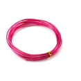 thumbnail image 1 of Summercome 3mm Hot Pink Aluminum Craft Wire, 6.5 Feet 9 Gauge Bendable Anodized Metal Wire for Sculpting, Jewelry Making, Armature Making, Wire Weaving and Wrapping, Hot Pink, 1 of 4