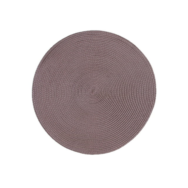 7 inch Round Placemats, Cotton Woven Place Mats Round Table