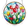 thumbnail image 1 of Summercome Acrylic Puzzles Suncatcher, 7.4 Inch Sun Catcher Acrylic Puzzles, Window Hanging Home Garden Decoration for Women Men Mom Birthday Gift (P), 1 of 9