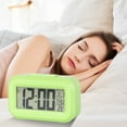 thumbnail image 1 of Summercome Alarm Clock with Large Display, Digital Alarm Clock with Day and Date, Temperature Display, 12/24H Switching Display, Snooze Model, Alarm Clock for Kids, Office, Table, Nightstand (Green), 1 of 8