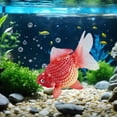 thumbnail image 1 of Summercome Artificial Fake Goldfish, Artificial Aquarium Fake Fish for Pond Swimming Plastic Fish Realistic Moving Yellow Red Goldfish Floating Goldfish Decoration, Style 02, 1 of 7
