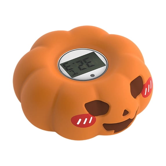 Summercome Baby Bath Thermometer, Baby Bath, Newborn Swimming Safety Toy, Bathtub Water Thermometer, Toy Floating Water Temperature Gauge Baby Temperature Warning, Pumpkins