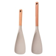 Summercome Cedar and Ash Spoon, Cedar and Ash Cooking Spoon, Cedar and Ashs Multi Cooking Spoon, Cedars and Dash Cooking Spoons, Multifunction Spatula Cooking Spoons Khaki, M+L