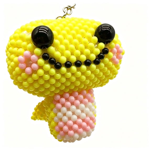ZhangC DIY Snake Beading Kit, Cute 3D Animal Bead Craft Set with Colorful Beads and Instructions, Handmade Jewelry Art Craft Kit for Creative DIY Projects for Adults