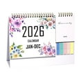 thumbnail image 1 of Summercome Desk Calendar 2025-2026, Standing Flip Calendar, 7.6" x 10", July 2025 - Dec 2026, 18 Monthly Yearly Desktop Calendar with Notes, To-Do List, Thick Paper, for Planning and Organization, 1 of 9