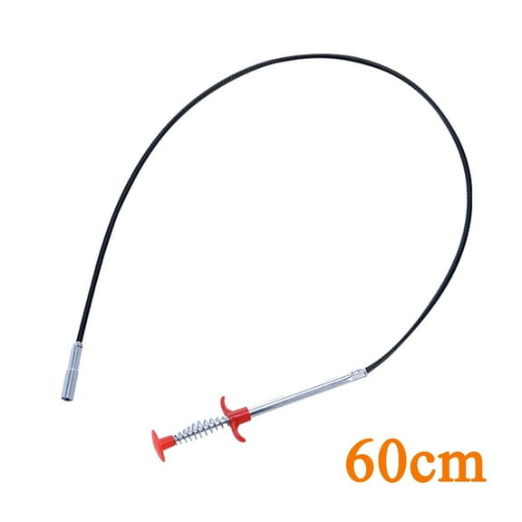 Summercome Flexible Grabber Claw Pick Up Reacher Tool with 4 Claws Bendable Hose Pickup Reaching Assist Tool for Litter Pick, Home Sink, Drains, Toilet (24 Inches)