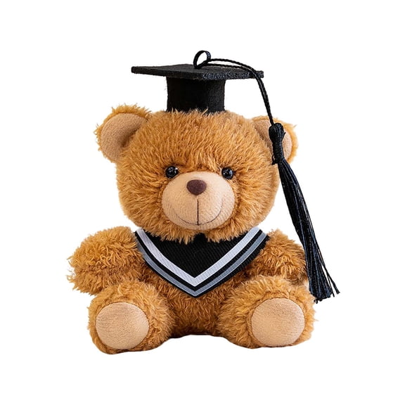 Summercome Graduation Bear 2026, 6 Inch Mini Graduation Teddybear Graduation Stuffed Animal, Class of 2026 Graduations Gifts for High School College Gift, End of Year Students Gifts (Brown)