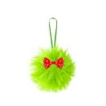 thumbnail image 1 of Summercome Green Furry Christmas Ball Ornaments 2.36 Inch Furry Elf Ornaments Xmas Hanging Decorations Lime Green Soft Faux Fur Pom Pom Ball Decor for Christmas Tree Party Supplies, 1 of 9