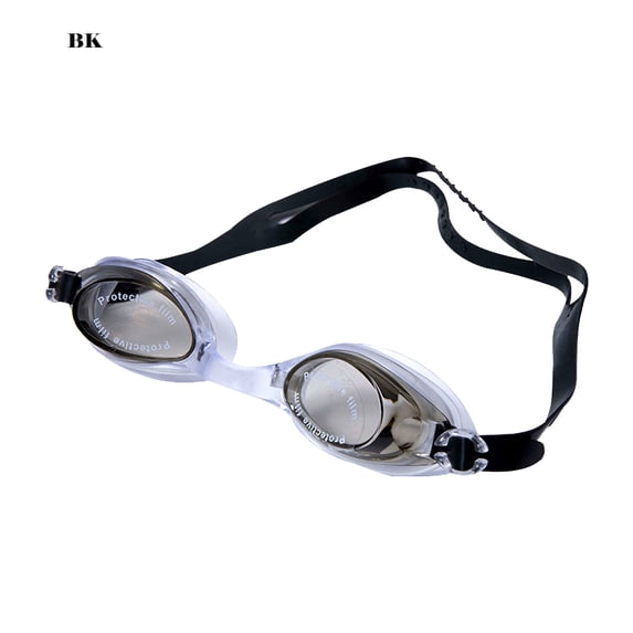 Summercome Kids Swim Goggles, Crystal Clear Wide Vision Underwater, No Leak Soft Gaskets, Easy Adjustment Swim Goggles for Kids,Full Protection Swimming Goggles for Children Boys&Girls Age 3-14(Black)