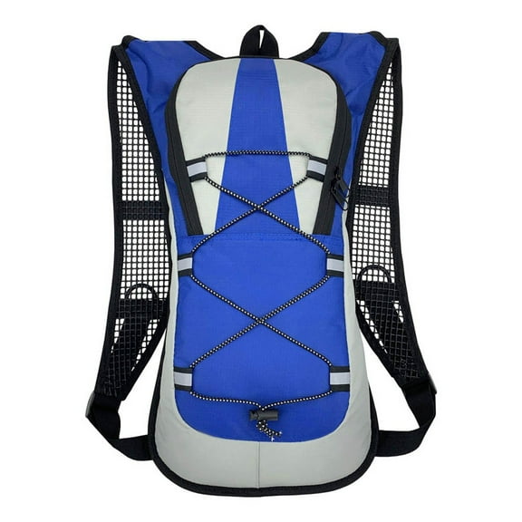 Summercome Lightweight Hydration Backpack, Running Backpack with 5L Water Bladder, Breathable Mesh Design, Hydration Water Daypack for Cycling Hiking Biking Rave, Ideal Gift for Men Women (Red)