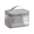 thumbnail image 1 of Summercome Mesh Makeup Bag Large Capacity, Large Capacity Nylon Cosmetic Bag Organizer, Pouch for Home and Travel Use (Gray Single Layer), 1 of 6