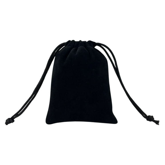 Summercome Mini Gift Bags, 5 Pack Velvet Drawstring Bags for Christmas Wedding Gift Bags Velvet Cloth Jewelry Pouches (2.75” x 3.54” , Red)