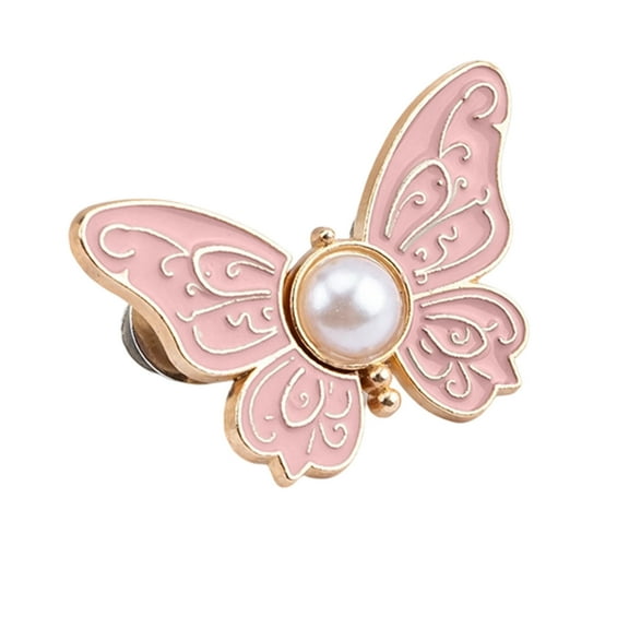 Summercome Pant Waist Tightener Butterfly Buttons Pins for Loose Jeans, 2025 New Adjustable Waist Buckle Extender Set Pants Clips for Waist, No Sewing for Jeans, Pants, Skirts (White)