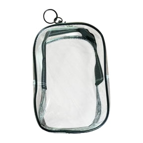 Summercome Protective Case for Plush Doll, Clear Hanging Display Case, Doll Storage Bag, PVC Storage Case Cover for Figures, Dolls (Black)