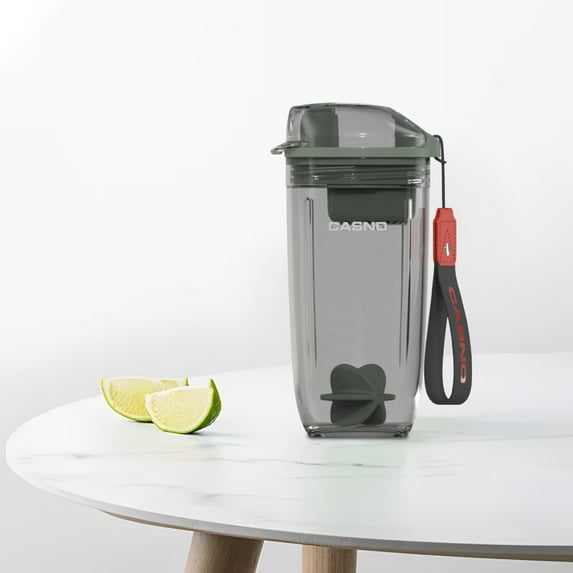 Summercome Shaker Bottle, Protein Shaker Cup with Mixer Agitators, Blender Shaker Bottle for Protein Mixes and Pre-Workout, Wide Mouth Sports Water Bottle, Dishwasher Safe 13.5oz/400ml (Black)