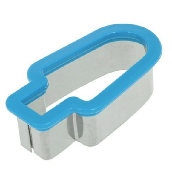 Summercome Watermelon Popsicle Cutter Mold, Stainless Steel Watermelon Slicer, Funny Popsicle Shape Fruits Sandwich and Cookie Cutter, Melon Cutter for Home Kitchen Gadget, Blue