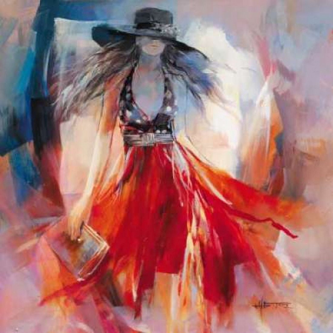 Summerdress I Canvas Art - Willem Haenraets (24 x 24)