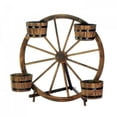 thumbnail image 1 of Wood Wagon Wheel Plant Display, 1 of 2