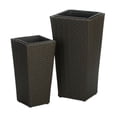 thumbnail image 1 of TUSCANY WICKER TALL PLANTERS, 1 of 3