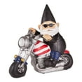thumbnail image 1 of Summerfield Terrace BIKER GNOME SOLAR STATUE, 1 of 2