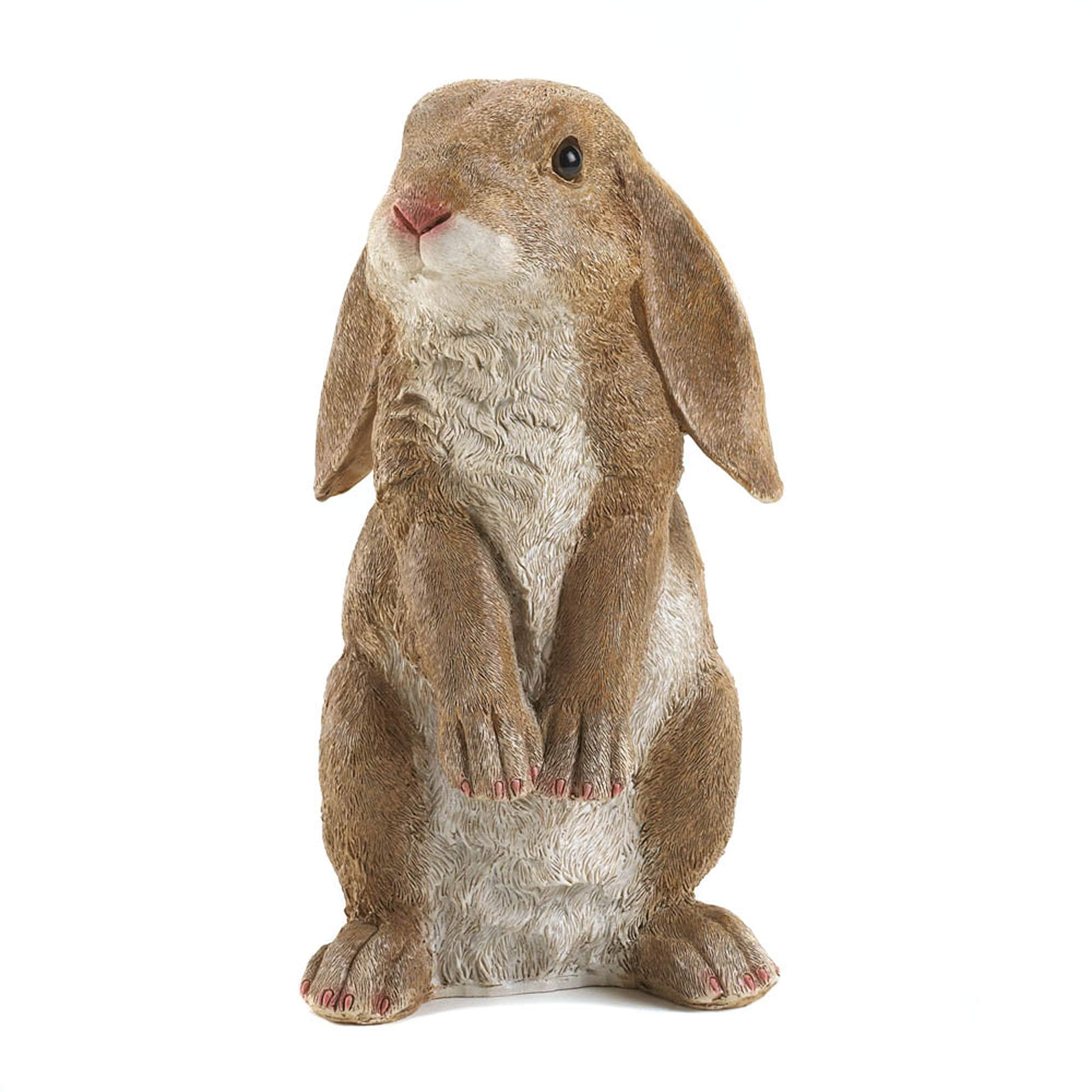 Terrace Rabbit summerfield terrace Rabbit Garden Statue, Curious Outdoor Gardening ...