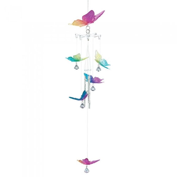 Summerfield Terrace Rainbow Butterfly Wind Chime