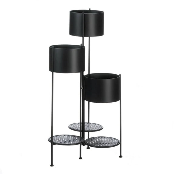 Summerfield Terrace 10018721 3-Tier Barrel Bucket Plant Stand, Multicolor