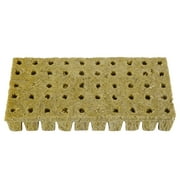 Summerkimy 50 Cubes Rockwool Sheet Block Propagation Cloning Seed Raising Hydroponic Soilless Planting Sponge Planting Grow Starter Cubes