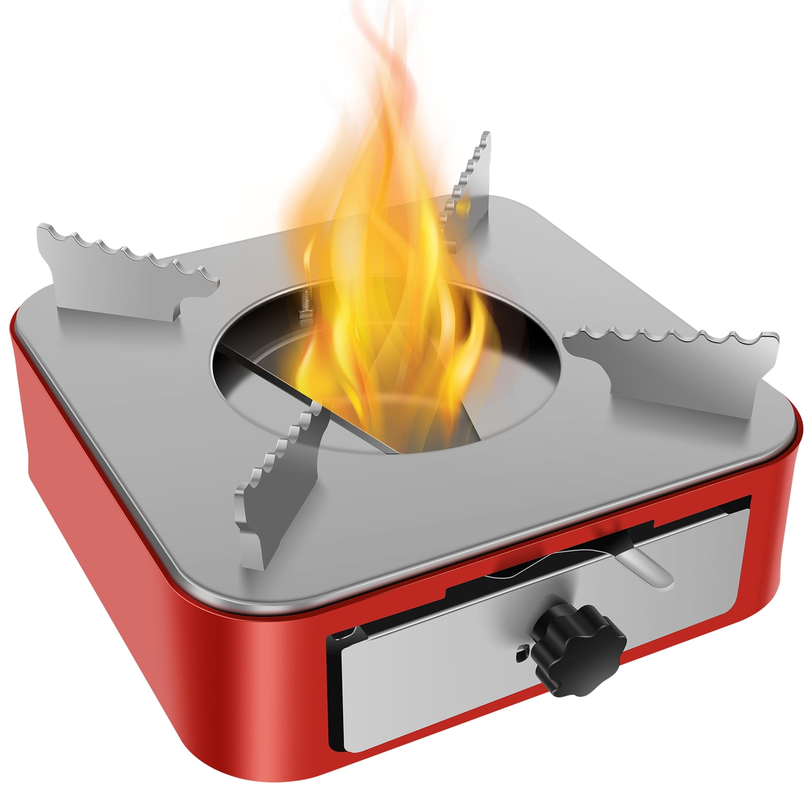 Summerkimy Outdoor Alcohol Stove & Drawer Combo Set Outdoors Portable
