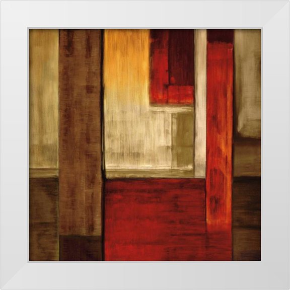 Summers, Aaron 12x12 White Modern Wood Framed Museum Art Print Titled - Crossover II