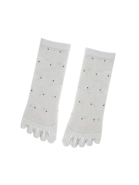 Summers Comfortable Socks Ankle Socks With 5 Toe Pockets Enhancing Airflows For Hiking Walking Comfort