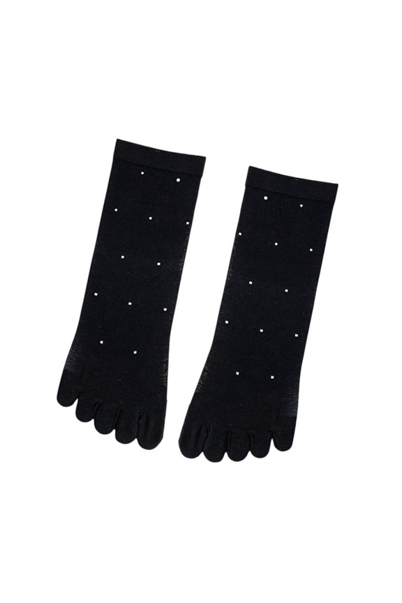 Summers Comfortable Socks Ankle Socks With 5 Toe Pockets Enhancing Airflows For Hiking Walking Comfort