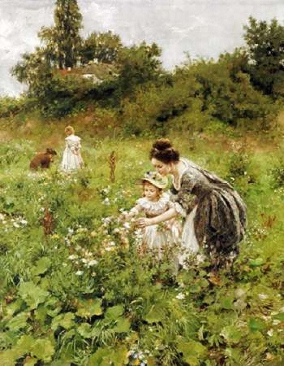 Summers Delight Sommerlust Canvas Art - Hermann Seeger (24 x 30)