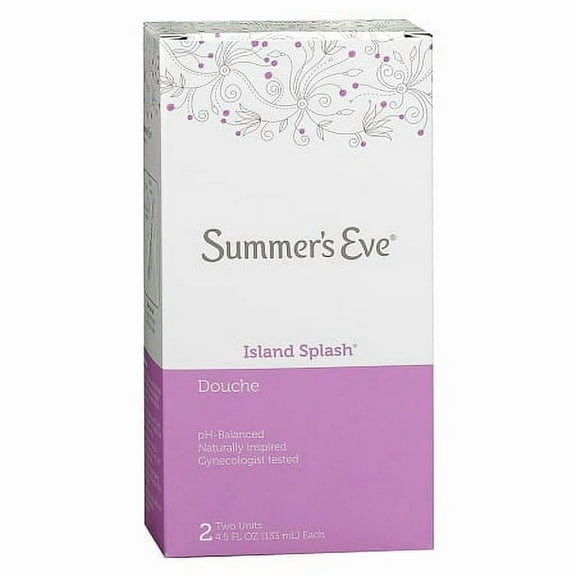 Summer's Eve Douche, Island Splash, 2 Units, 4.5 fl oz Each - 1 Pack