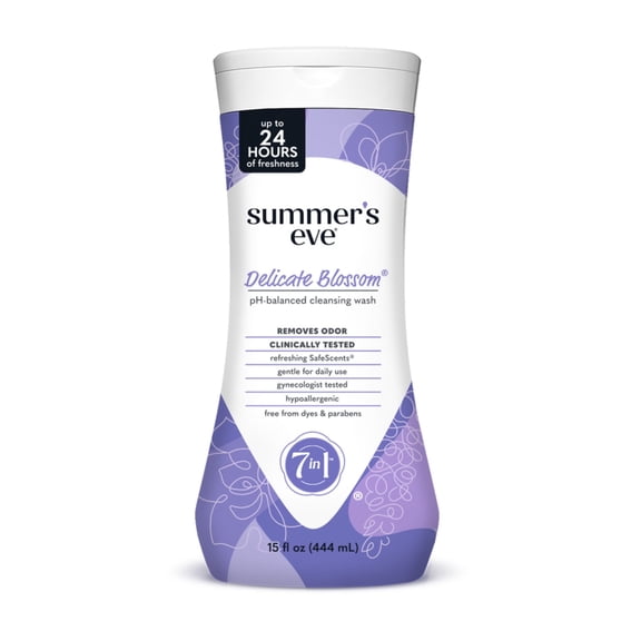 Summers Eve Delicate Blossom Feminine Wash for Sensitive Skin - 15 oz
