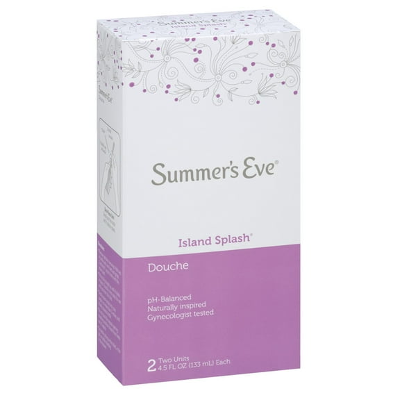 Summers Eve Douche Twin 4.5 Ounce Island Splash (Pack of 2)