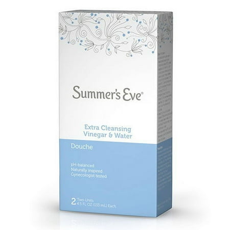 Summers Eve Extra Cleansing Vinegar And Water Douche - Twin Pack, 2 Pack