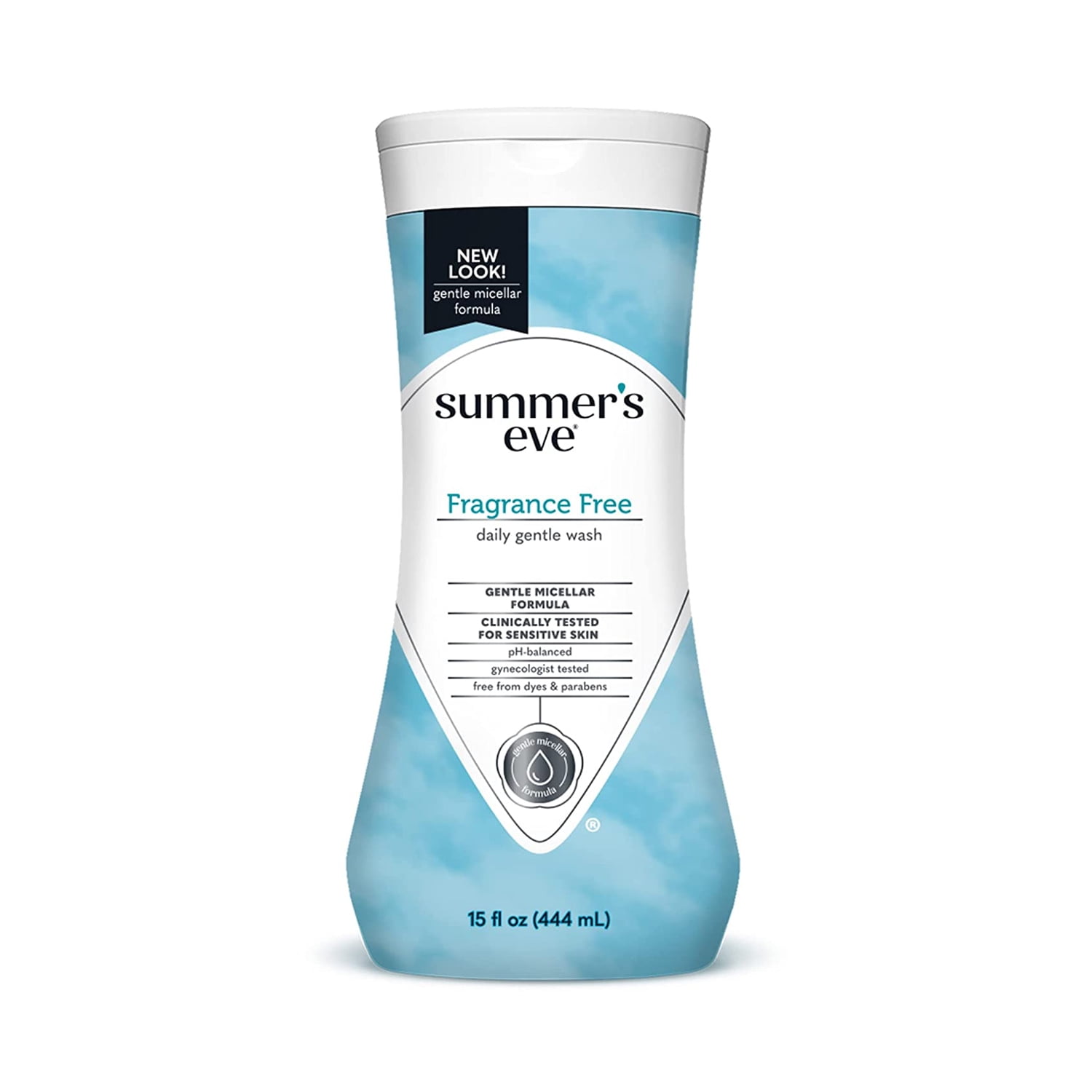 Summers Eve Fragrance Free Cleansing Wash - 15 fl oz,Pack of 3