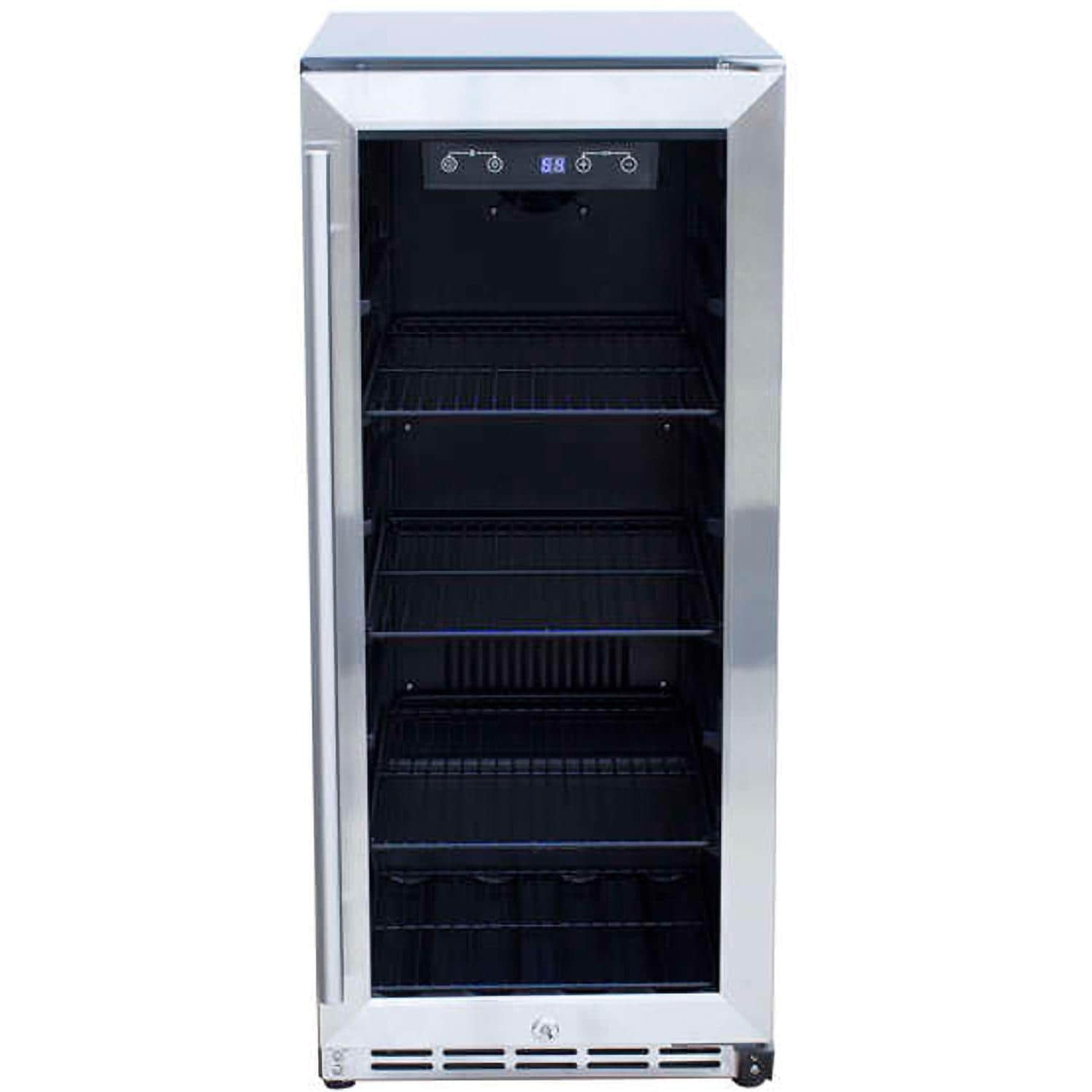 15" Outdoor Rated Fridge w/Glass Door