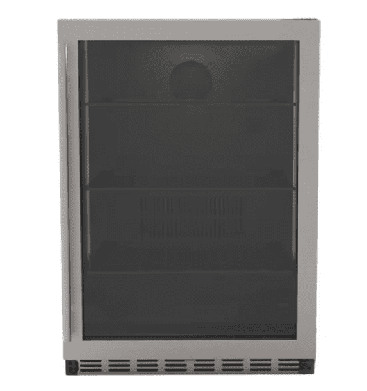 Summerset 24 Inch Outdoor Rated Refrigerator w/ Glass Door - RFR-24G
