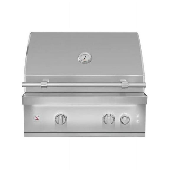 Summerset 30 in. Natural Gas Quest Grill with 2 Burner, Rear Burner & 2 Piece WarmiNatural Gas Rack