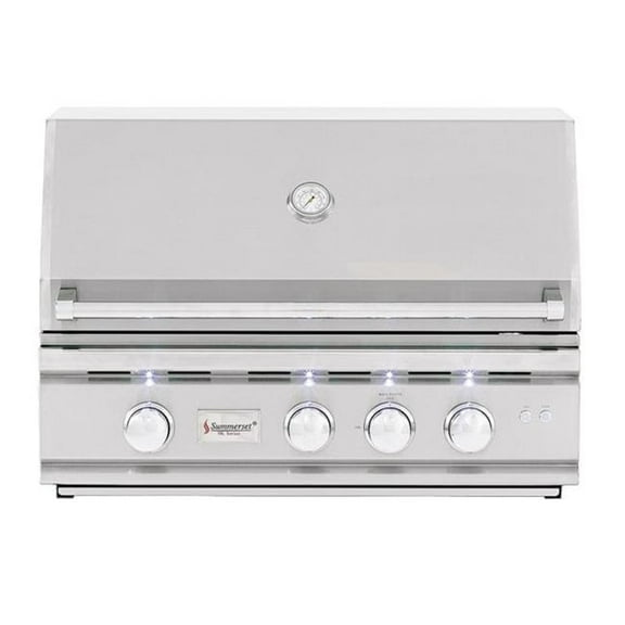Summerset TRL32-NG 32 in. TRL Built-in 3 Burner Grill with Rotisserie - Natural Gas