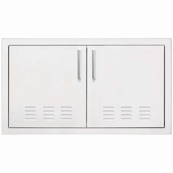 Summerset DD-33V 33 in. Double Access Door with Hidden Hinge - Vented 2024 Handle