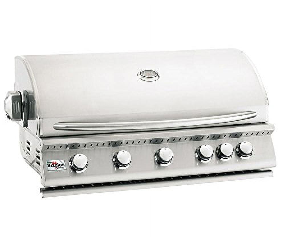 Summerset Sizzler 40-inch 5-burner Built-in Natural Gas Grill With Rear Infrared Burner - Siz40-ng